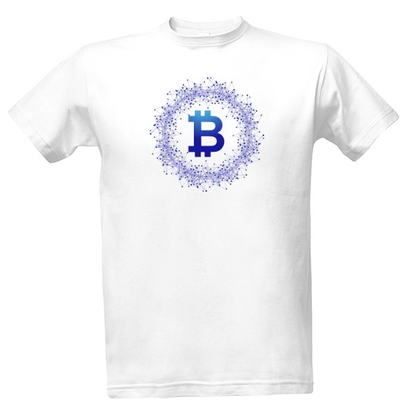 Blue bitcoin