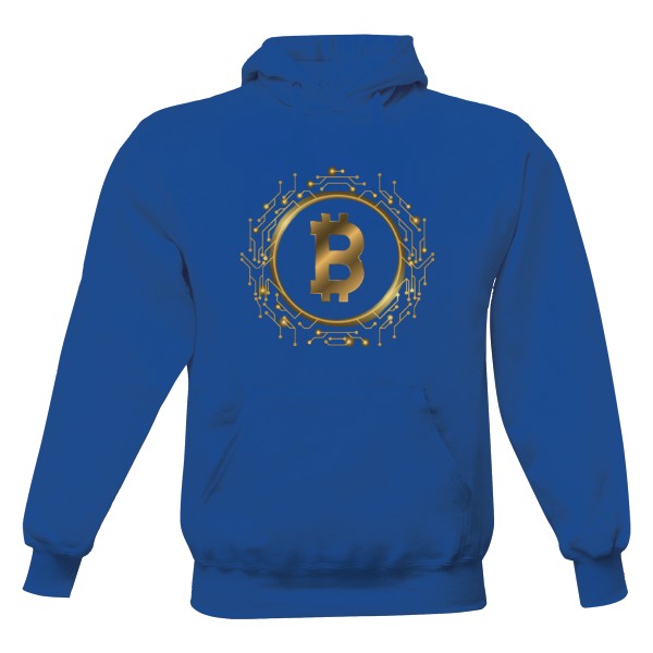Mikina motiv zlatý btc