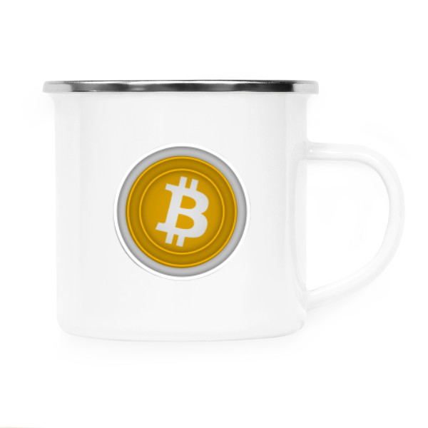 Plecháček - nerezový lem s potiskem Plecháček btc